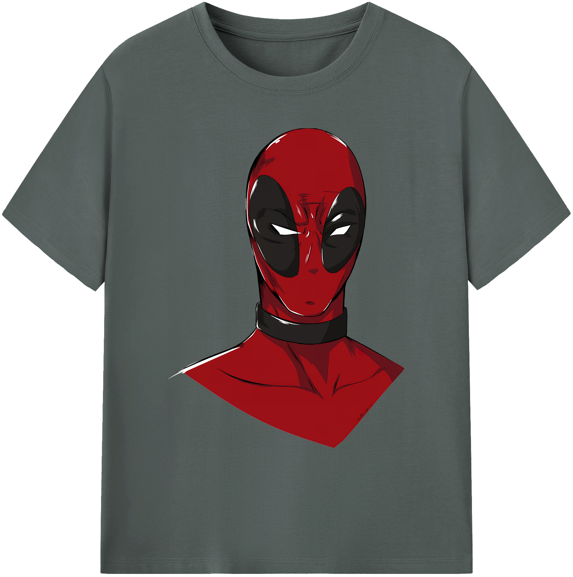 （画像用） Deadpool デッドプール 綿100％ メンズ半袖Tシャツ｜肌触りやわらか＆通気性